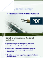 Syllabus Design