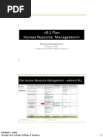 PMBOK 09 1 Plan Human Resource Management PDF