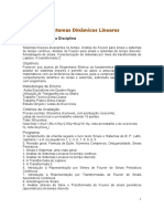 Analise de Sistema Dinamicos Lineneares