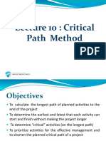 Critical Path Analysis