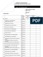 Oral Test Mark Sheet: Lembaga Peperiksaan Kementerian Pendidikan Malaysia