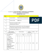 School of Economics, Finance & Banking Uum College of Business Semester A161