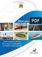 Bilan Annuel 2014: Grands Chantiers Et Réformes Dans Les Secteurs de L'equipement, Du Transport Et de La Logistique