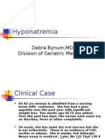 Hyponatremia