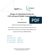 Design of A Baseband Section For LTE-A Mobile Communication