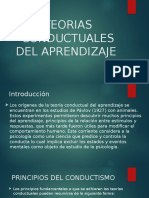 Teorias Conductuales de Aprendizaje