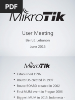 Mikrotik Products Presentation