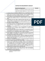 Direct Contracting Requirements Checklist PDF