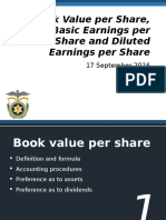 Book Value Per Share, Basic Earnings Per