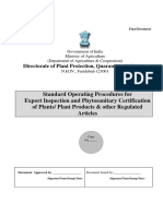 SOP Export Inspection