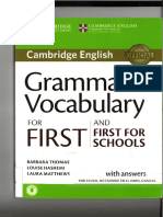 Gramar and Vocabulary