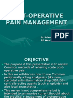 Pain Management in Surgical Patients