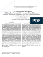 Hacia Un Modelo Integral de Ciudadanía