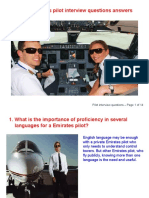 Airline Pilot Interview Question Answers