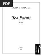 Tea Poems (2009)