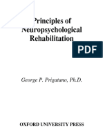 George P. Prigatano-Principles of Neuropsychological Rehabilitation PDF