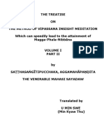 Vipassana Treatise - Volume-I - Part-II - Mahasi Sayadaw