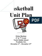 Unit Plan - Secondary Basketball