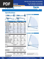 S - 80 & S - 85 Specifications: Self-Propelled Telescopic Booms