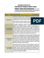 B. Documento Guía - Contenidos Del Trabajo de Investigación