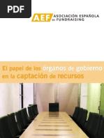 El Papel de Los Organos de Gobierno en Captacion de Recursos