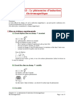 13 Le Phénomène D'induction Électromagnétique