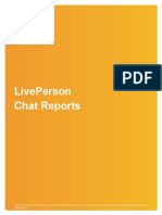 LivePerson Chat Reports