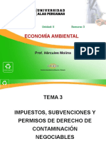 3 Impuestos, Subvenciones y Permisos de Derecho de Contaminación Negociables