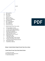 Kalimat Simple Present Tense Nominal & Verbal