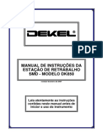 Manual de Instruções Da Estação de Retrabalho SMD - Modelo DK850