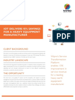 Iot Delivers 15% Savings For A Heavy Equipment Manufacturer: Client Background