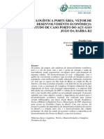 Logística Portuária - Vetor de Desenvolvimento Econômico - Estudo de Caso Porto Do Açu-São João Da Barra-Rj