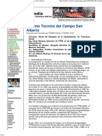 Informe Tecnico Del Campo San Alberto