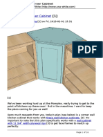 Planos para Gabinete Esquinero de Madera