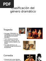 Clasificación Del Género Dramático