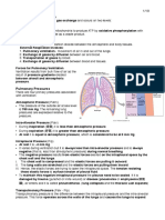 Respiratory Physiology Note