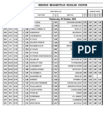 Midweek Megabetplus Regular Coupon: Wednesday, 05 October, 2016