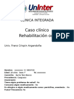 Caso Clínico Reabilitacion Oral