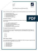 Diabetes MCQ 011215 PDF