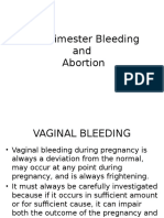 First Trimester Bleeding Report