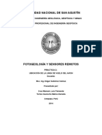 Práctica 2 Transferencia de Puntos y Determinación de La Linea de Vuelo - Metodología