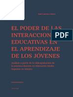 Libro - El Poder de Las Interacciones Educativas en El Aprendizaje de Los Jovenes