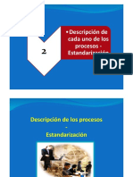 Estandarización de Procesos