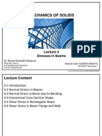 KA20903 - Lecture 4 Stresses in Beams