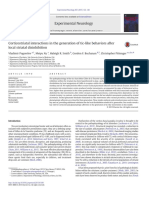 Corticalstriatal Interactions in The Generation of Tic-Like Behaviors After Local Striatal Desinhibition