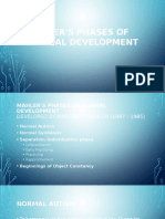 Mahlers Phases of Normal Development