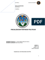 Fiscalizacion Partidos Politicos