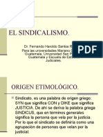 El Sindicalismo Guatemalteco