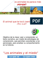 Los Animales y El Miedo