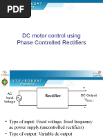 DC Motor Control Using Phase Controlled Rectifiers